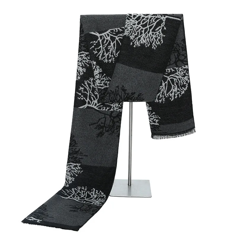 Écharpe Homme Luxe Rayée - 180x80 Cm, Tissu Respirant Haut De Gamme - Style Gentleman élégant Et Intemporel - 5