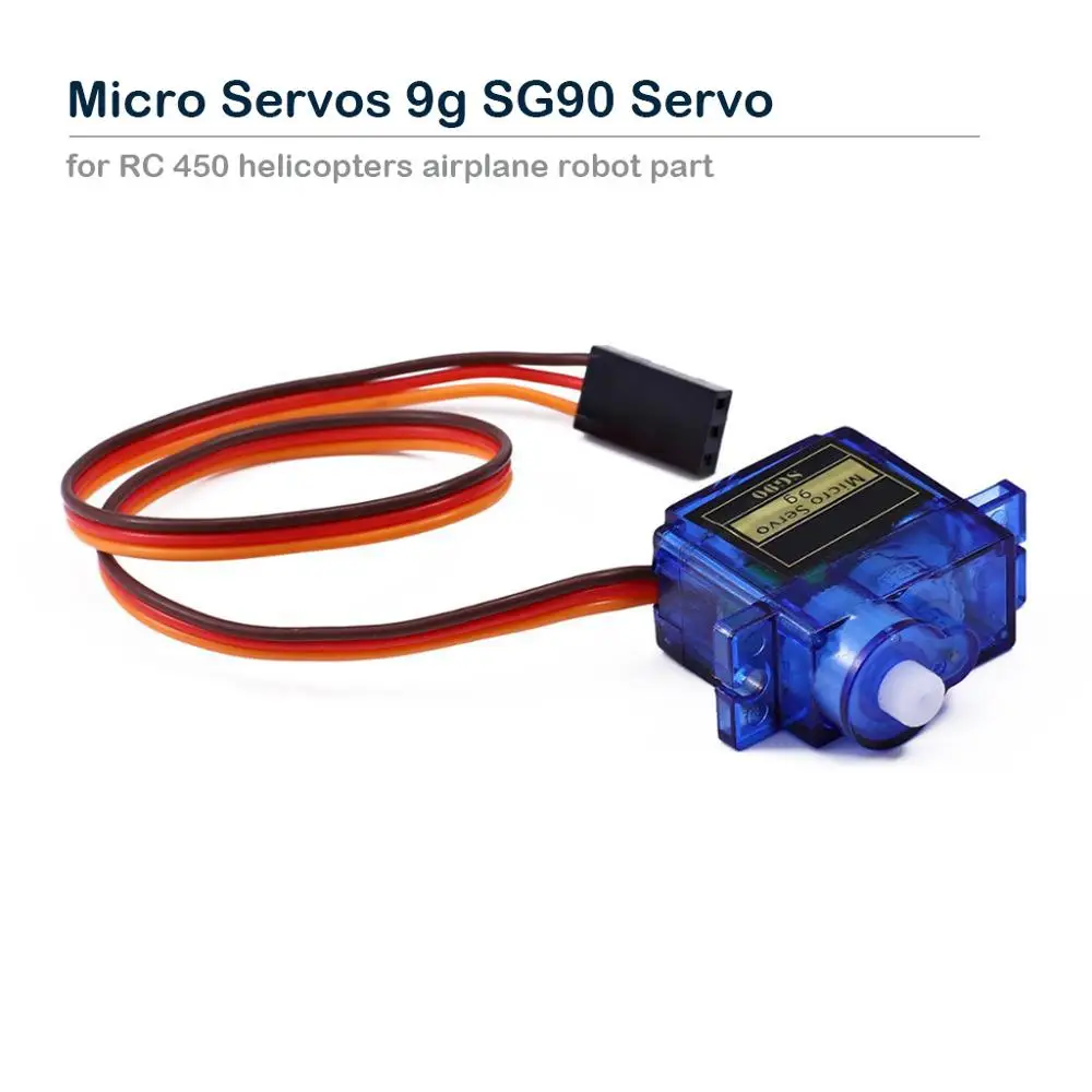 1 шт. классический микро сервопривод 9g SG90 рулевое управление для RC 450 вертолетов