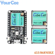 Cubecell asr6501 433/868mhz módulo placa de desenvolvimento Cortex-M0 sx1262 lorawan nó placa controle em para arduino