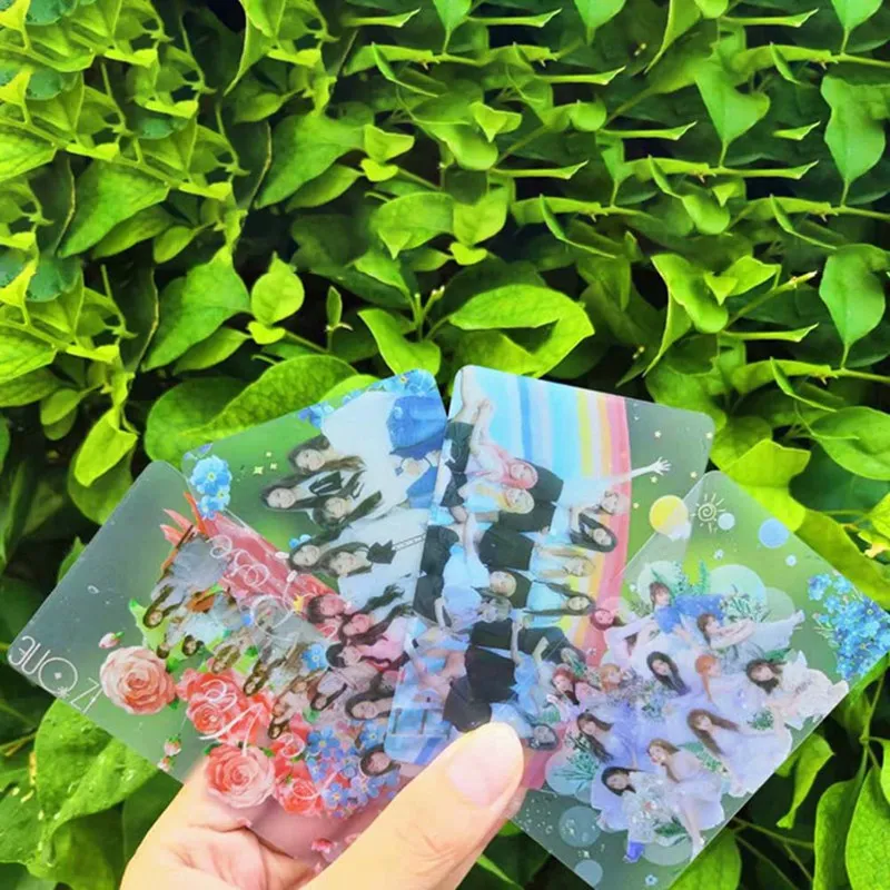 8 шт./компл. K-pop IZONE ПВХ прозрачное подвесное фото карта альбом фотостудии вентиляторы коллекция подарок