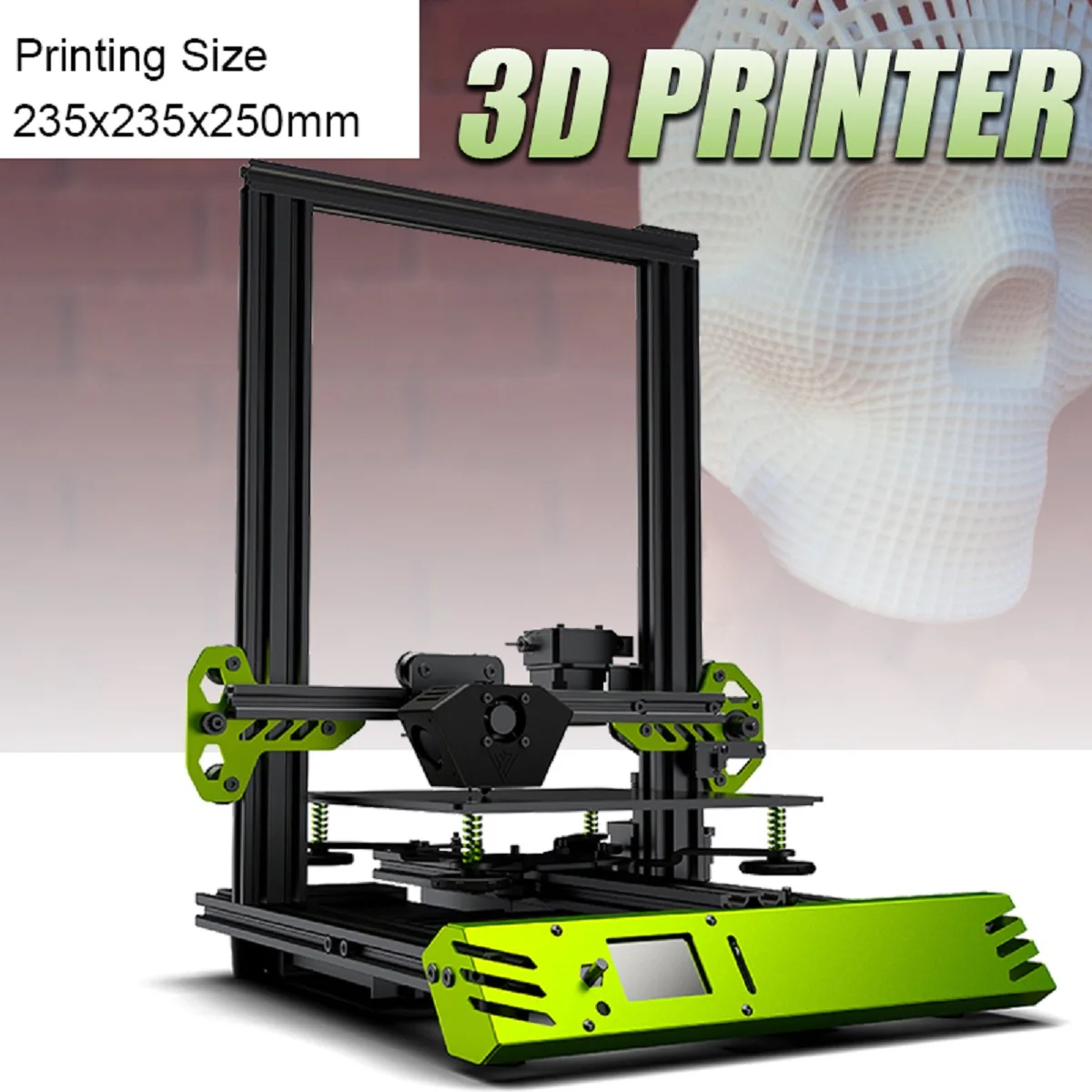 Odysseus/TEVO Tarantula Pro 3D Printer DIY Kits in 2020 Newest 3D Printer with 235x235x250mm Printing Size MKS GenL Mainboard