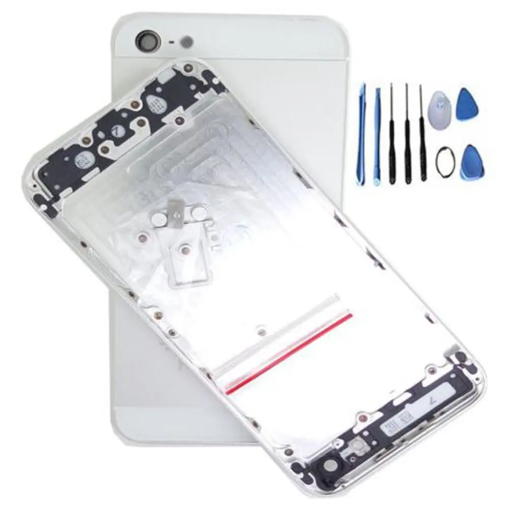 Подарок+ для Apple iPhone 5S чехол для задней крышки батареи Чехол для задней двери для Apple iPhone 5S запасная часть+ Инструменты