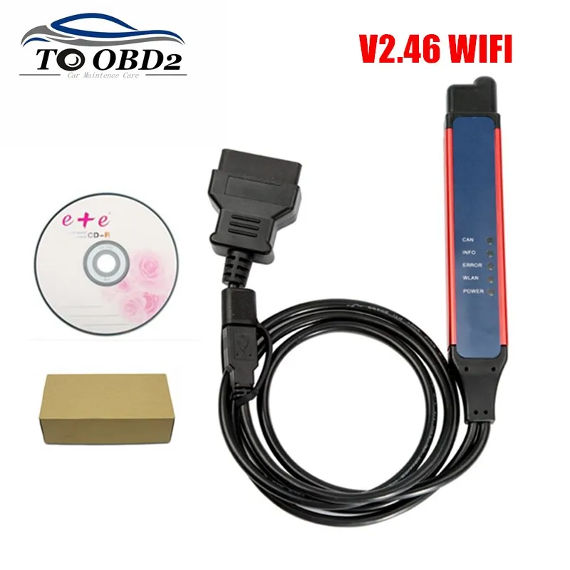 

VCI3 SDP3 V2.46 WIFI Wireless truck Diagnostic Tool vci 3 support Multi-language VCI-3 Car OBD2 Heavy Duty Scanner