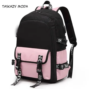 

2020 New Waterproof Nylon Kids Backpack Girls For Middle School Student Travel Backpacks Vintage Children Schoolbags Women Bag