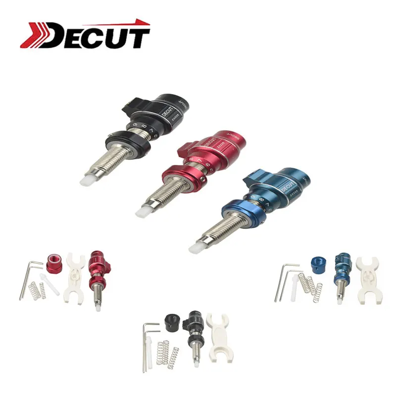 

1Set DECUT ZX229 Archery Cushion Plunger Micro-Click Spring Tension Plunger Right Hand Recurve Bow Accessories