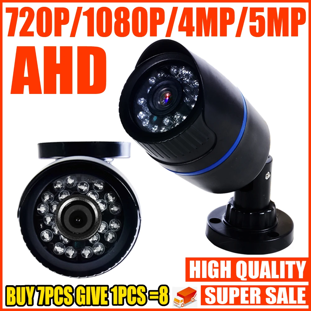 

XVI-4in1 1080P 4MP 5MP AHD MINI CAMERA 2MP Digital Coaxial FULL HD CCTV Security Surveillance For home Outdoor Waterproof IP66