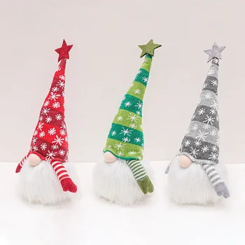 

Christmas Glowing Gnome Plush Doll Ornaments Christmas Gifts Rudolph Doll Ornaments.