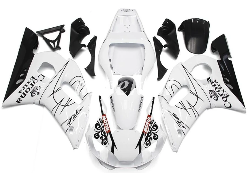 

4 Free Gifts New ABS Motorcycle Fairings kit Fit for YAMAHA YZF-R6 1998 1999 2000 2001 2002 r6 98-02 Body set White