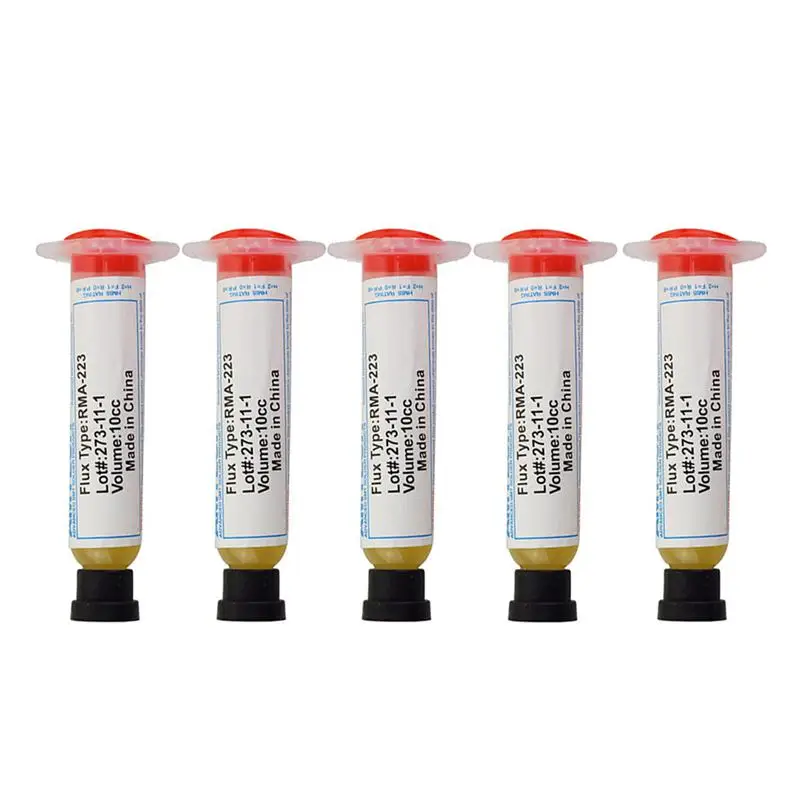 HOT 5pcs пайки флюса смазки объем 10cc RMA 223|Сварочные флюсы| |