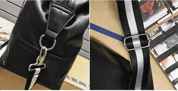 Travel Bag Large Capacity Men Hand Luggage Travel Duffle Bags Leather Handbag Multifunction Women Shoulder Bag Bolsos Weekender