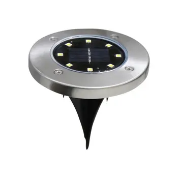 

ICOCO Solar Underground Light Solar Buried Light 8 LED White/Warm White lamp Path Way Garden Lawn Yard Outdoor Lighting Sale