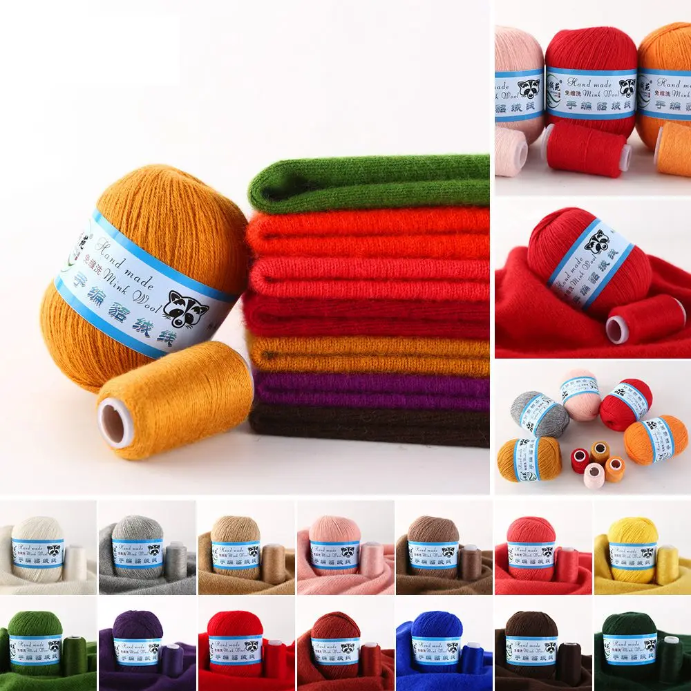 1P/50g DIY Knitting Crochet Sweaters Milk Soft Baby Cotton Wool Yarn Hand Knitted Yarn DIY Craft Knit Sweater Scarf Hat