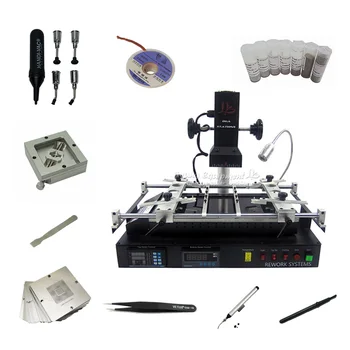 

New version LY IR8500 infrared IR BGA Rework Station soldering reballing PCB chips motherboard repair machine universal stencils