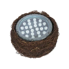 

Bird's Nest Light Greening Courtyard Colorful Lamp Gazebo Aluminum Hanging Light Contemporary Lawn Tree Lamp 24w Home Decor Lamp