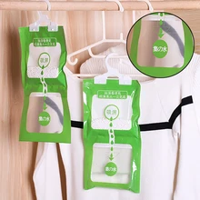 Зеленый упаковочный мешок влага Абсорбирующая сумка висячая шкаф влагоосушитель бытовой висячий Осушитель сумки плесени осушитель