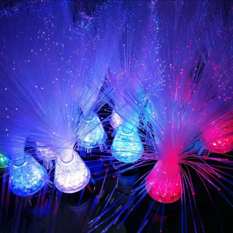 

Color Change Fiber Optic Fountain Night light Calm Lamp Random color for Party Decoration