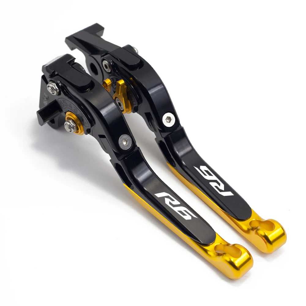 PRO-KODASKIN Folding Extendable Brake Clutch Levers for YAMAHA YZF R6 2015-2018 Blue 