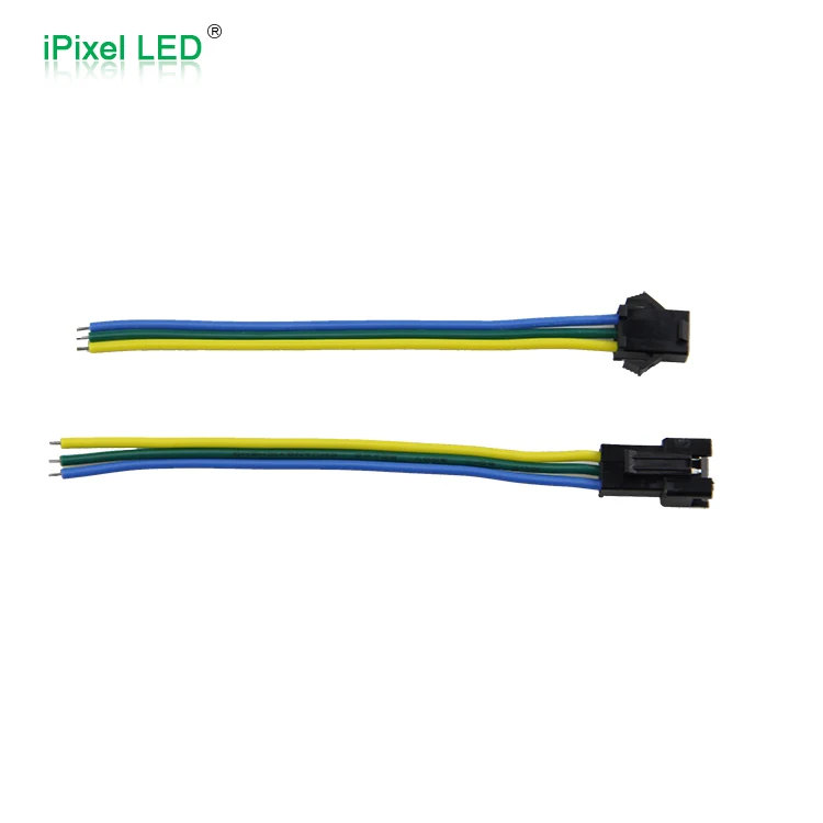 3PIN JST кабель двойной конец RGB светодиодные ленты Разъем для WS2811 WS2812B SK6812