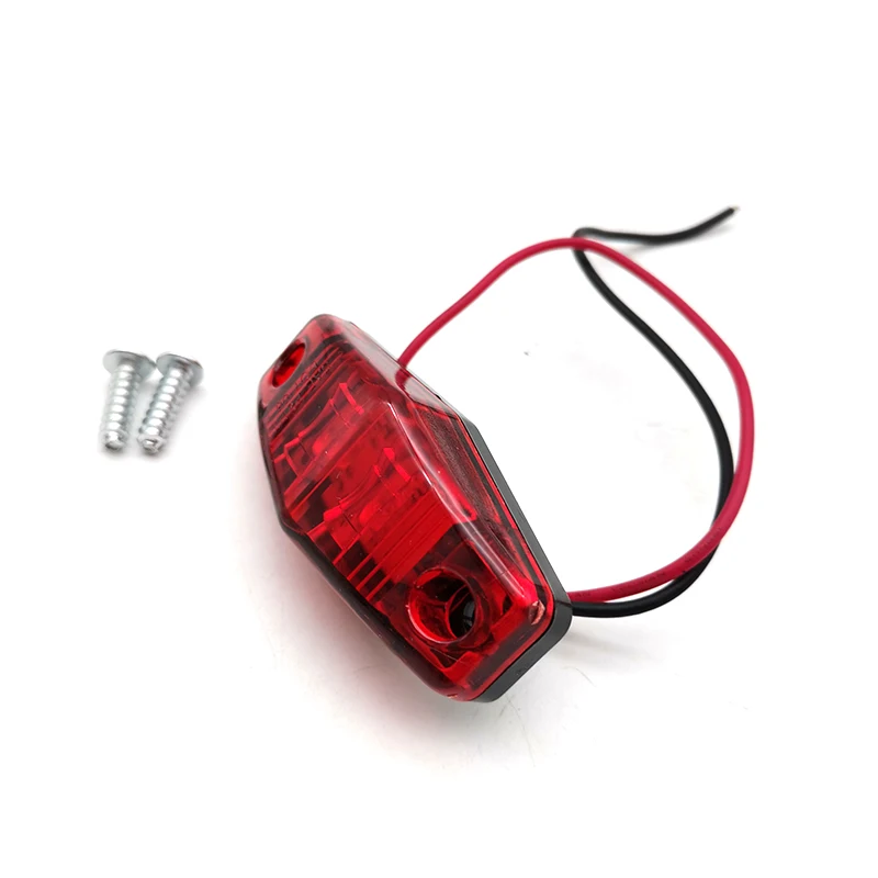 8pcs Truck Signal Warning light Red LED Piranha Side Light Truck Signal Lights