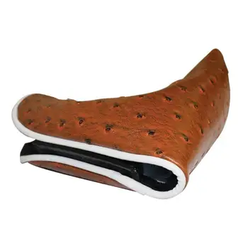 

Golf Club Iron Head Cover Protector Golf Club Putter Accessories Brown