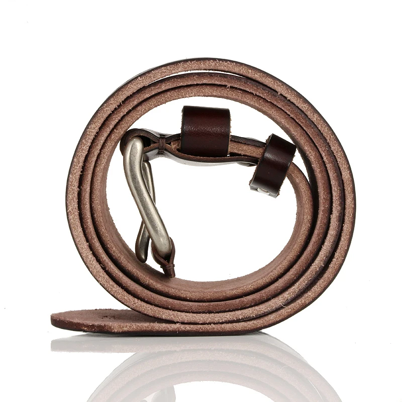 Top Layer Leather Cowskin Genuine Leather Belts Male Belt For Leather Belt Mens Belt Jeans Belts Pin Buckle Belt Jeans Classical Designer Strap Vintage Pin Buckle Belts For Men