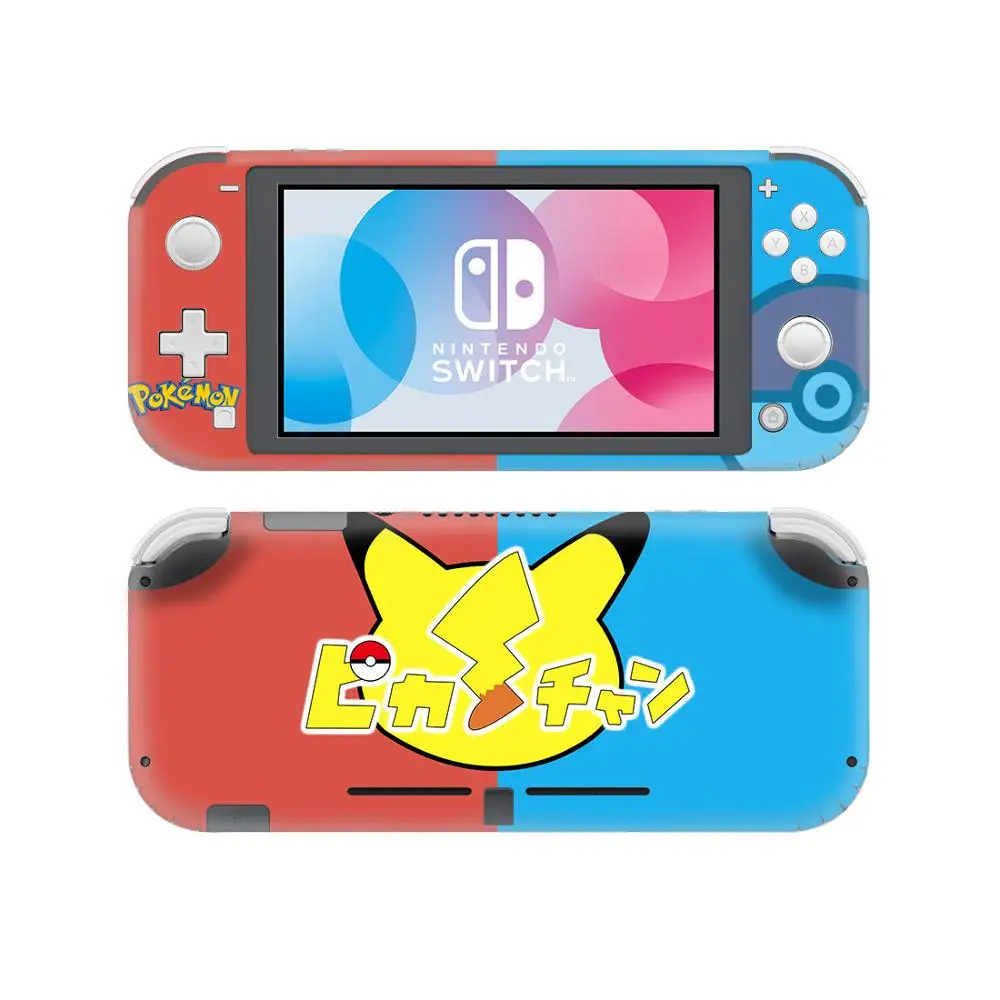 Pokemons Скины Виниловые наклейки для Nintendo Switch Lite консольный контроллер Защитная Наклейка настенный переключатель мини игровые аксессуары
