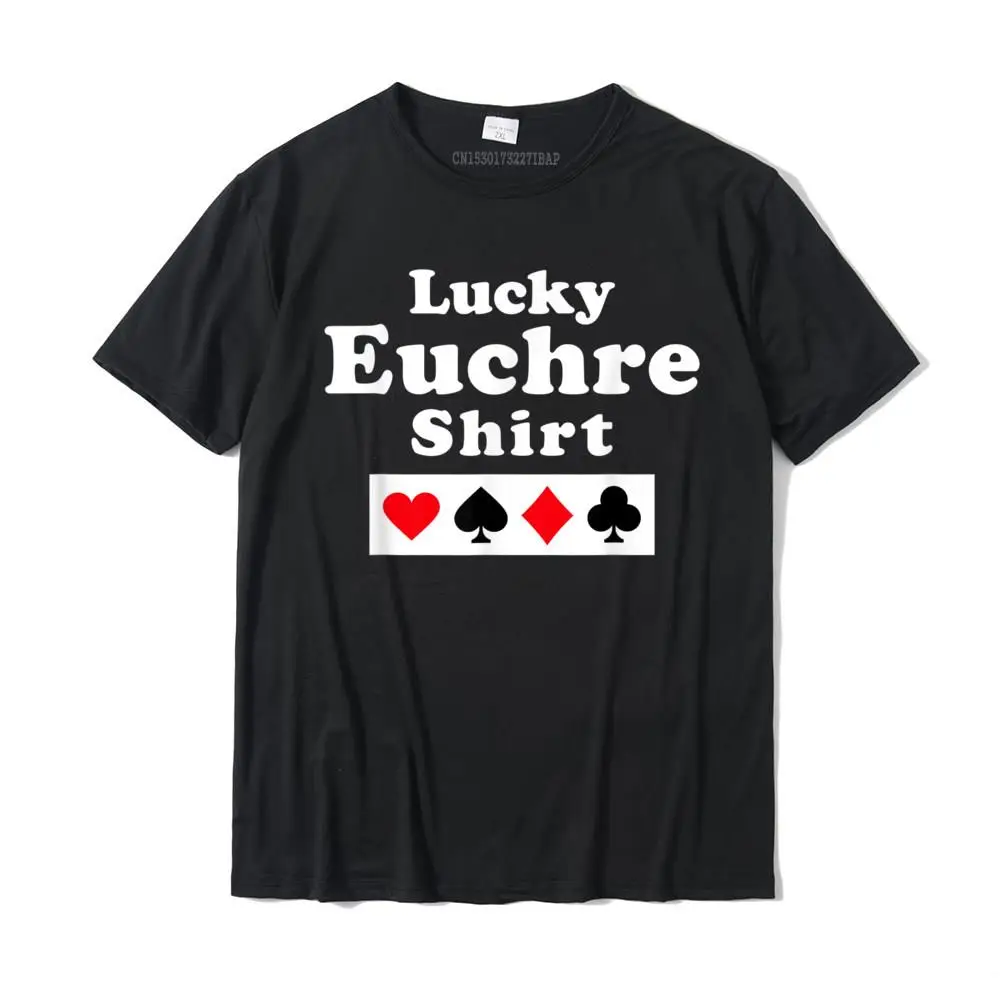 Футболка Lucky Euchre топы футболка брендовая Повседневная Хлопковая мужская