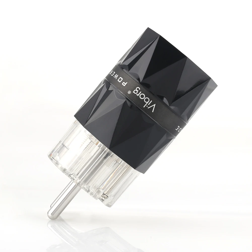 Viborg Ve503 Superior Limpar Ródio Cobre Puro Chapeado ue tipo Plug Schuko Plugue de Alimentação Conectores de Alta Fidelidade Alta Qualidade - Image 6
