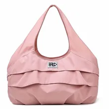 Женская нейлоновая сумка на плечо для путешествий, многофункциональная, водонепроницаемая, большая вместительность, плиссированная, Bolsa Feminina, роскошные сумки, женские сумки, B096