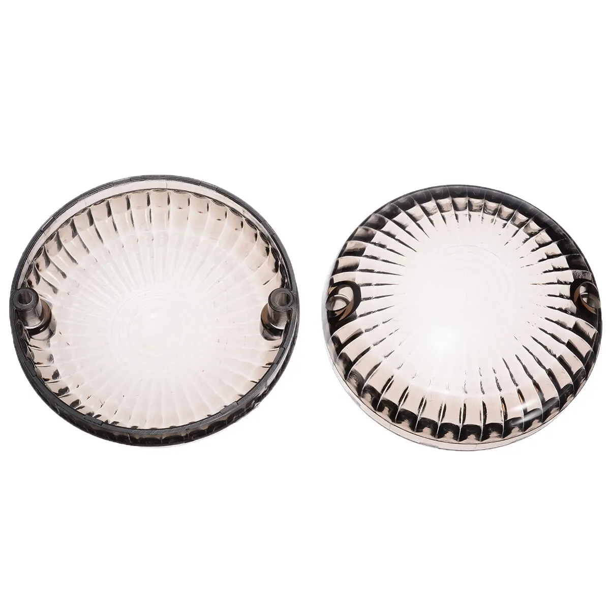 Mayitr 2Pcs Motorcycle Smoke Turn Signal Light Indicator Lens Cover For Yamaha V-Star 1100 Silverado 650 Road Star V-Max