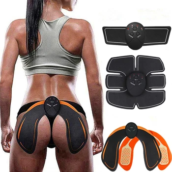 

EMS Hip Muscle Stimulator Smart Fitness Weight Loss Abdominal Massager Hip Trainer Unisex Body Slimming Massager Dropshipping