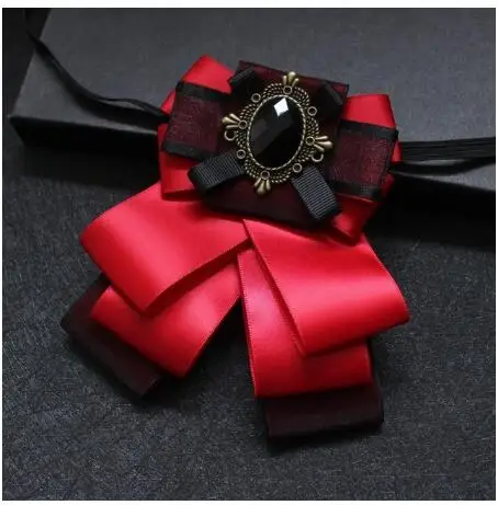 Fashion Diamond Bow Tie Solid Color Mens Business Necktie Male Butterfly Cravat Wedding Groom Bowties Collar Accessories