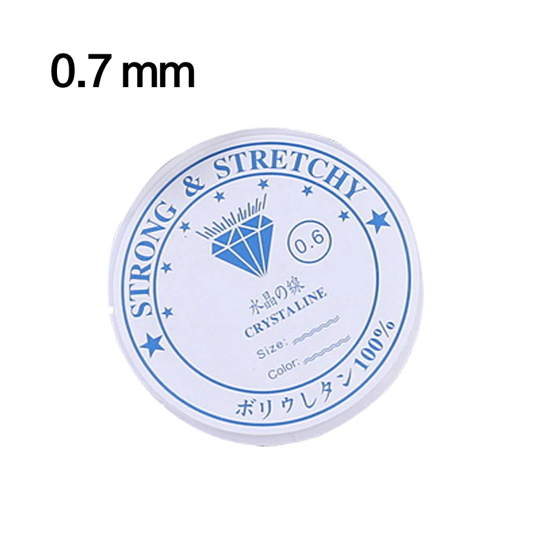0.4-1mm Transparent Stretch Elastic Crystal Line Beading Rope String Jewelry Cord Wire Thread DIY Handmade Bracelet jewelry making cord