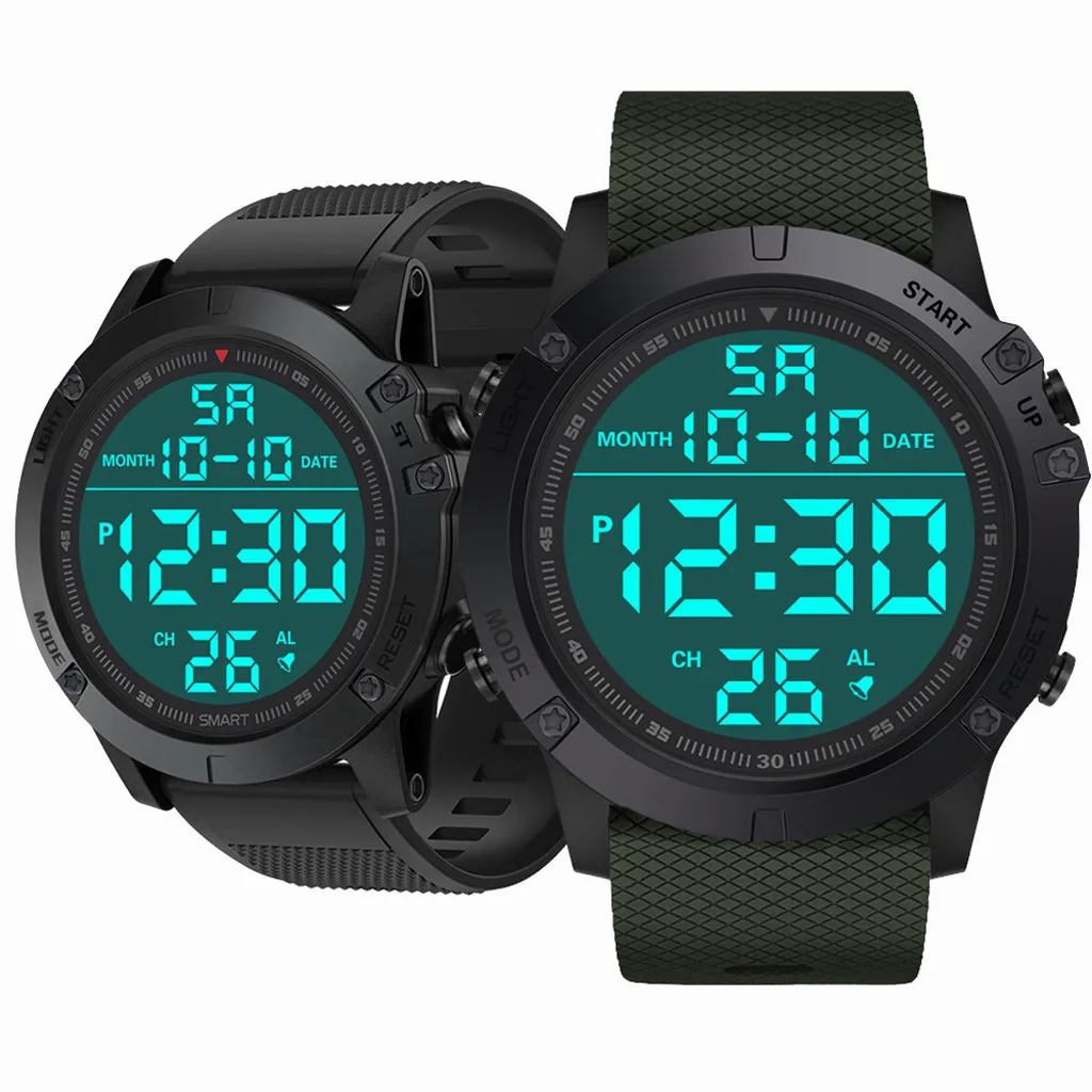 Men Sports Watches Fashion Chronos Countdown Men's Waterproof LED Digital Watch Man Military Clock Relogio Masculino Digital Wat