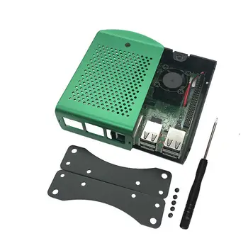 

For Raspberry Pi 3 B+ (B Plus) Starter Kit Quad Core 1.4Ghz 64 Bit Processor + Aluminum-Alloy Case Green