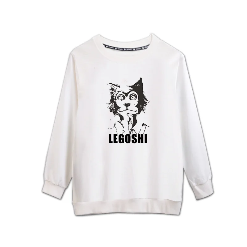 Новые Аниме BEASTARS Legosi Луи Косплей повседневные толстовки Толстовка Белый костюм