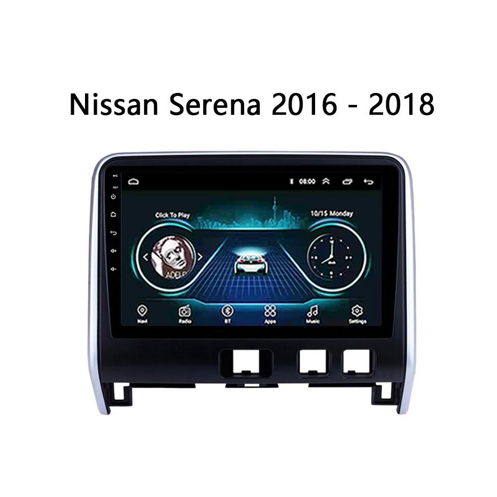 Clearance Android 8.1 10" for 2016-2018 Nissan Serena Car DVD Video player GPS Navigation BT/WIFI/Mirror link full touch screen 0