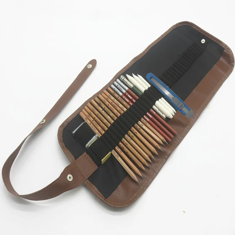 

8 beginners sketch set 10 pencil rubber curtains Marley sketch pencil painting charcoal pen