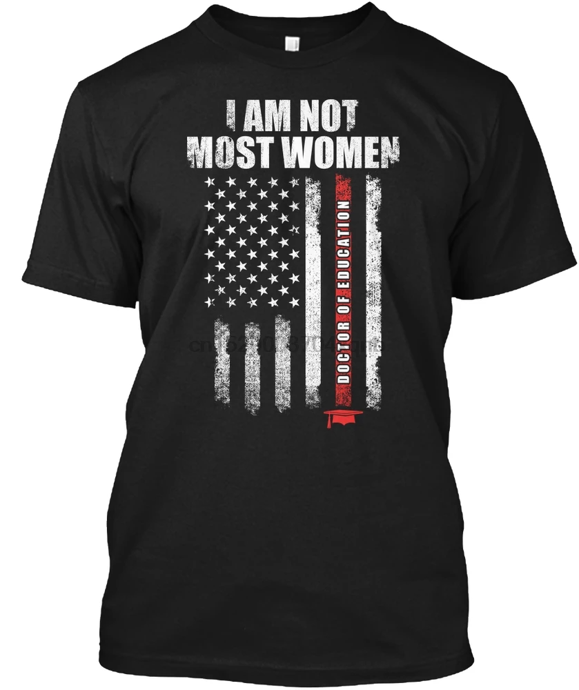 Мужская футболка I am not most women доктор образования женская |