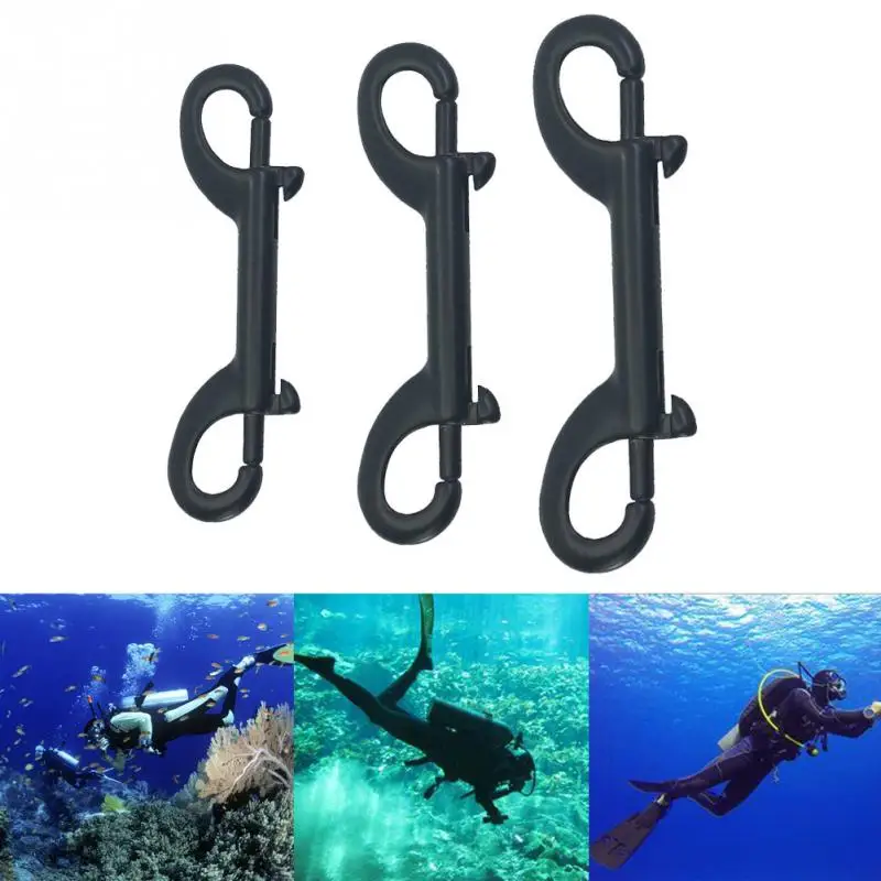 

Diving Hook Climbing Stainless Steel Double Ended Accessories Mountaineering Spring Buckle Clasps Clip Carabiner Quick Release