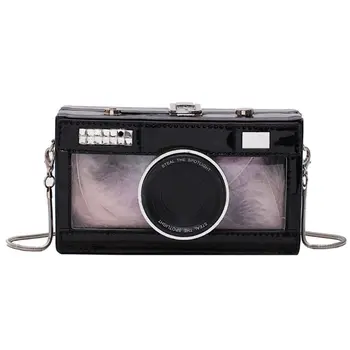 

Women Ladies Camera Shaped Crossbody Tote Purse Handbag Messenger Satchel PU Leather Shoulder Bag