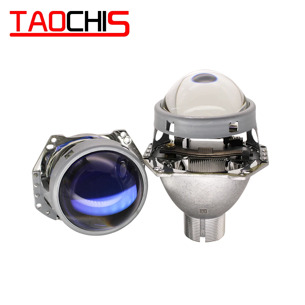 

TAOCHIS 2pcs Auto Car Headlight 3.0 inch Bi-xenon Hella 5 3R H4 Non-destructive installation Projector lens Retrofit D2S D2H