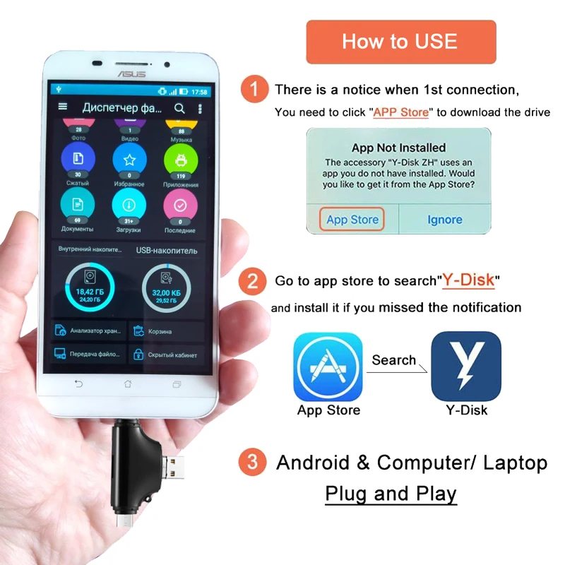 Ingelon SD кард-ридер памяти sd micro адаптер карт sd Тип C OTG кард-ридер для адаптера iphone samsung MacBook