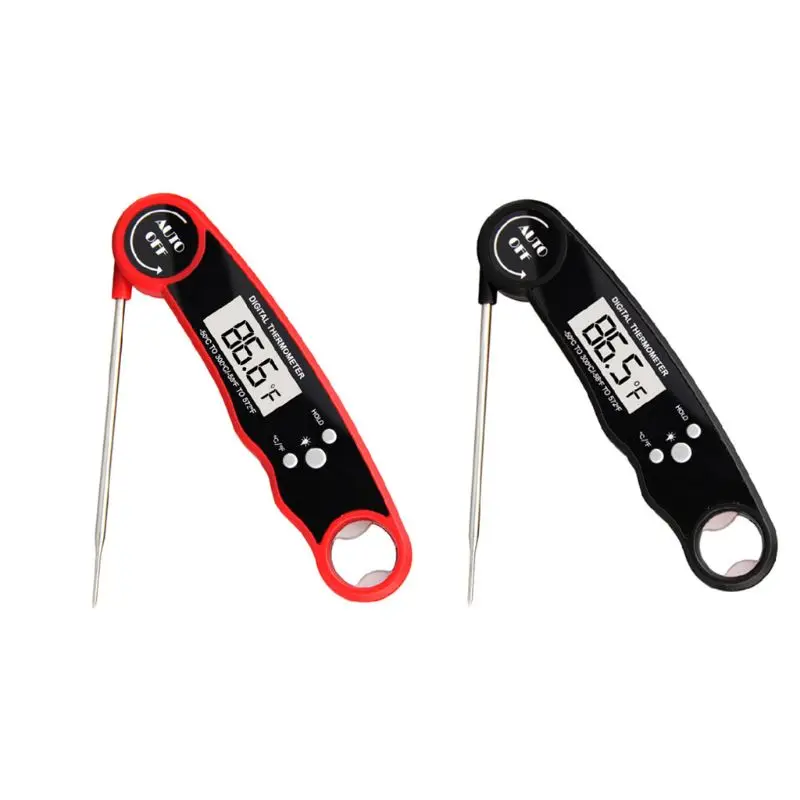 

Food Thermometer Waterproof LCD Display Backlight Long Probe Tools of Kitchen