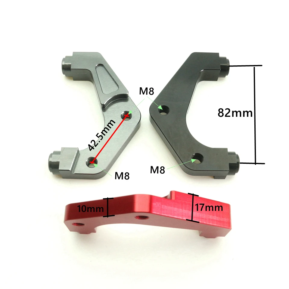 Motorcycle Brake Caliper 82mm Bracket Adapter For RPM Adelin Frando Brake Caliper For Yamaha Scooter Rsz Jog Force