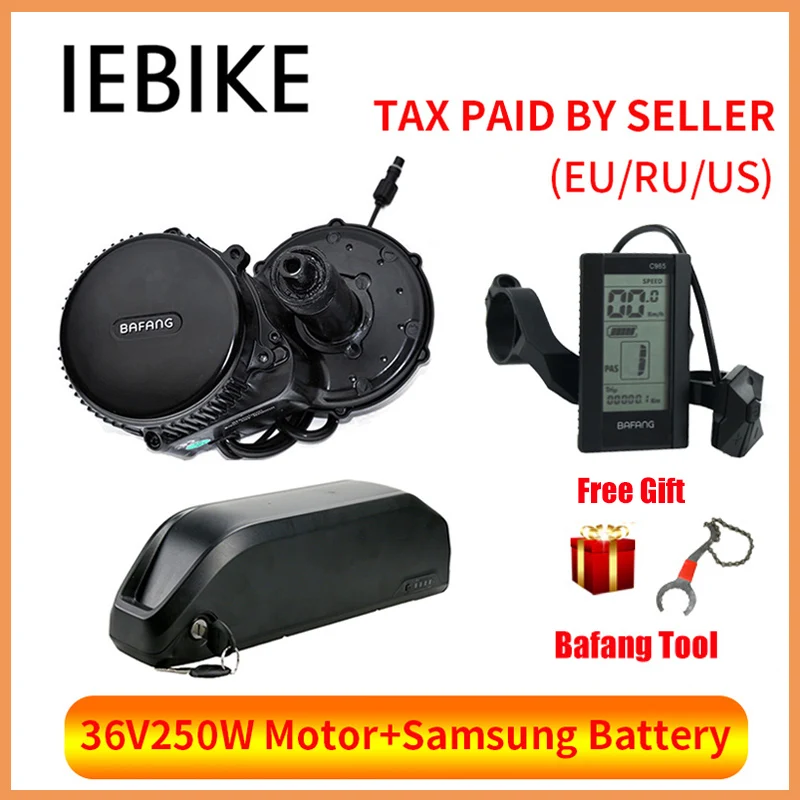 BBS01B BBS01 Bafang 36V250W Середина привода samsung батарея Электрический мотор комплект с 36 В батарея в samsung литий-ионная батарея для электровелосипеда BBS01B BBS01 Bafang 36V250W Середина привода samsung батарея Электрический мотор комплект с 36 В батарея в samsung литий-ионная батарея для электровелосипеда