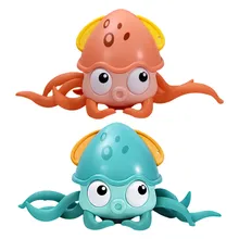 

Swimming Octopus Toy 2 In 1 Floating Swimming Cartoon Bathtub Children's Toys Drag Walking Beach Toys