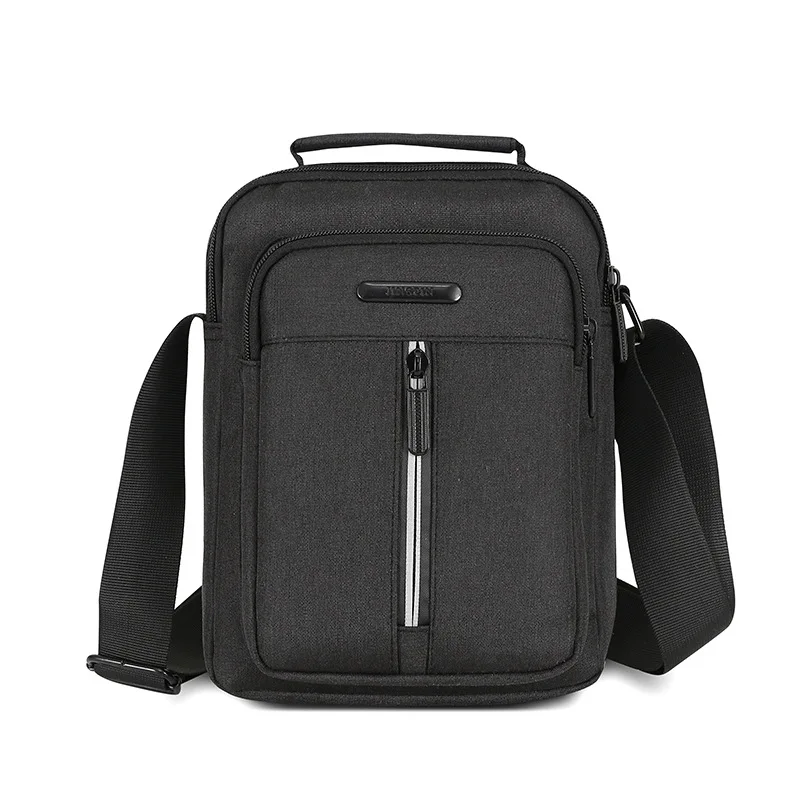 Men Messenger Bags Casual Multifunction Small Travel Bags Waterproof Shoulder Crossbody Bags Reflective stripe mini men's bag