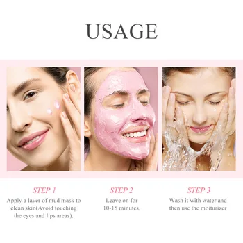 1pcs Japan Sakura Mud Face Mask Anti Wrinkle Night Facial Packs Skin Clean Dark Circle Moisturize Anti-Aging Skin Care 3 1pcs Japan Sakura Mud Face Mask Anti Wrinkle Night Facial Packs Skin Clean Dark Circle