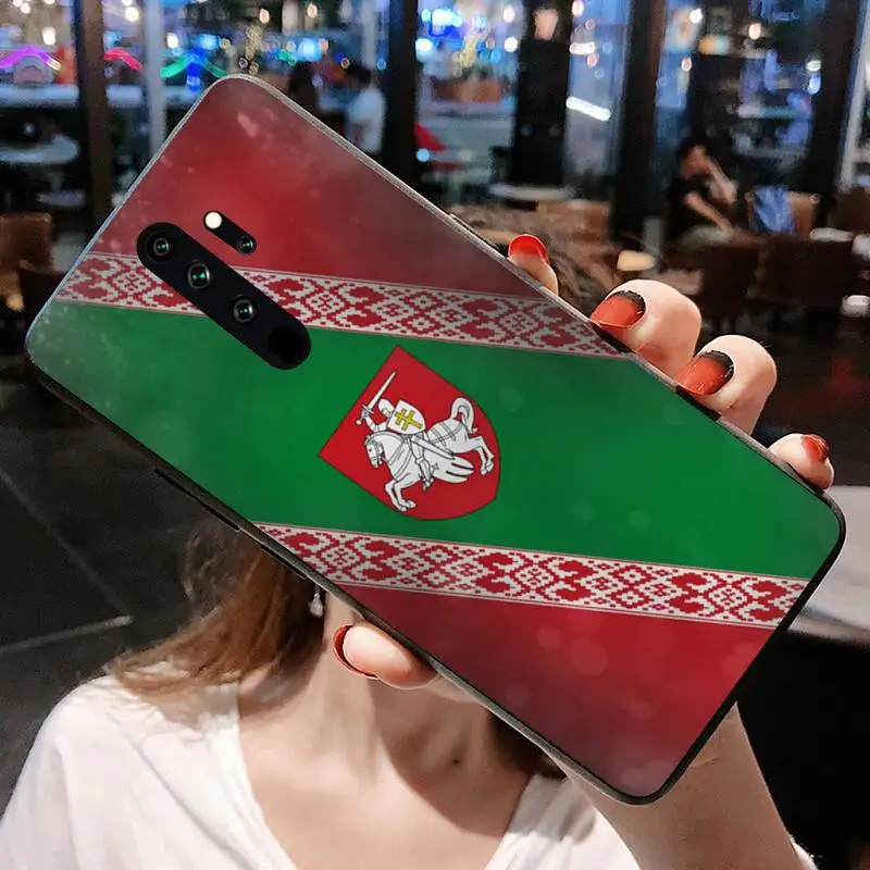 xiaomi leather case chain Belarus flag Phone Case for Redmi 9A 8A 7 6 6A Note 9 8 8T Pro Max Redmi 9 K20 K30 Pro case for xiaomi Cases For Xiaomi